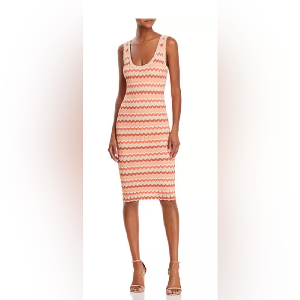 RONNY KOBO Alula Striped Knit Dress XS